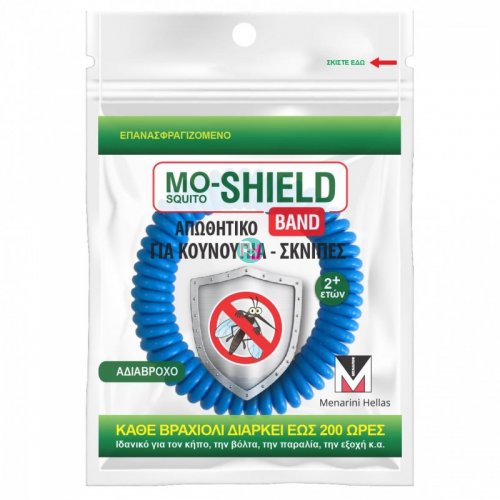 MOsquito-Shield Αδιάβροχο Βραχιόλι Κατά των Κουνουπιών 1 τεμάχιο